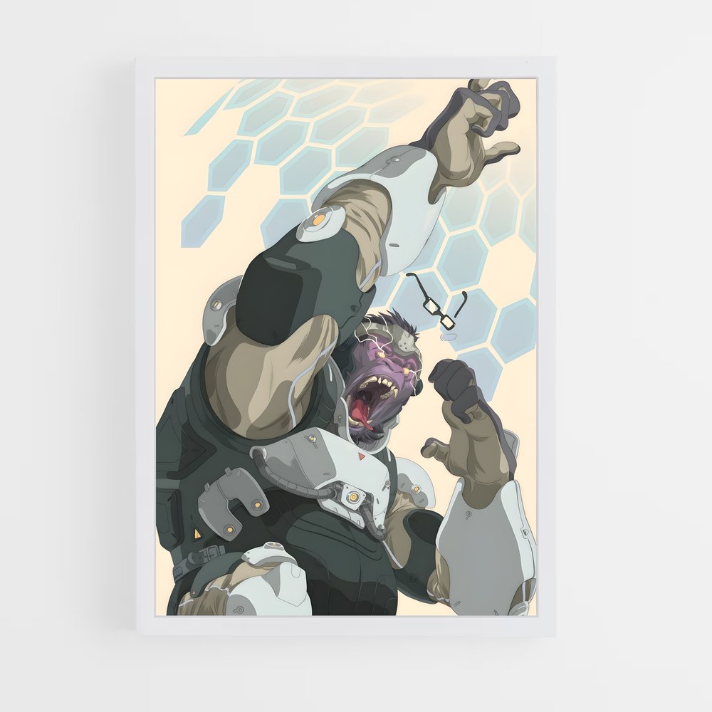 Poster Winston le Héros – affiche Overwatch (vue 3)
